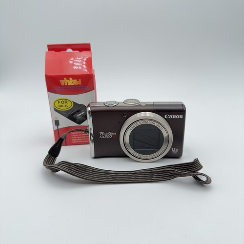 Canon powershot sx200 brown - canon,