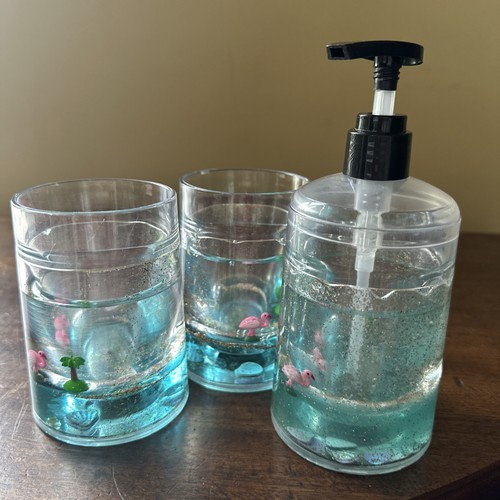 Vintage acrylic soap dispenser - vintage,