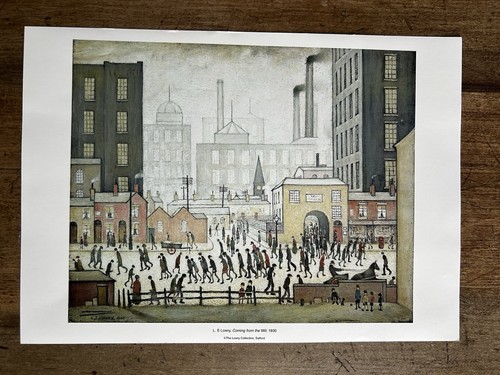 Lowry print coming from - coming,