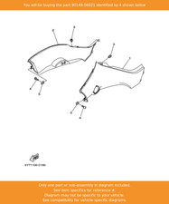 YAMAHA Screw, 90149-06021 OEM