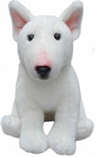 12" English Bull Terrier teddy English Bull Terriers soft toy dog dogs BULLY pup