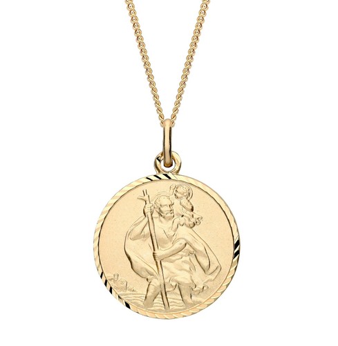 9ct gold silver - on, large