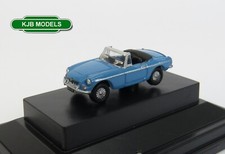N Gauge Oxford Diecast 1:148 NMGB004 MGB Roadster Car Iris Blue