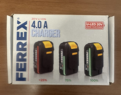 Ferrex 20v ion u led - 20v, li-ion