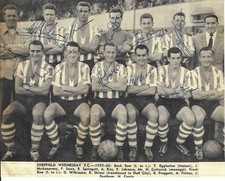 Sheffield Wednesday 1959/60 x