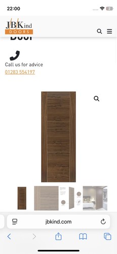 Walnut pre finished - finished, internal