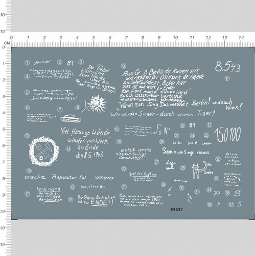 Water decal ferdinand - 1/35,