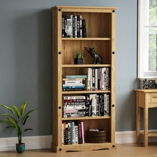 Corona Bookcase Solid Pine