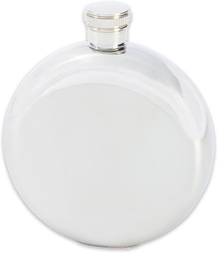 5oz round hip flask - x2,