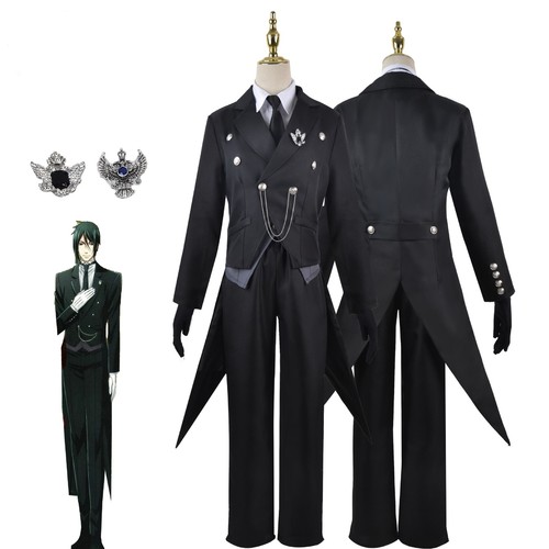 Black butler sebas - black, cosplay