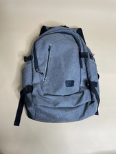Grey Laptop USB Backpack 16" Laptop RFID Pocket Secure PIN Locker