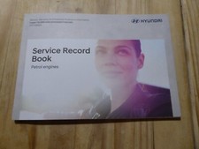 HYUNDAI I10 PETROL BLANK SERVICE BOOK 2017-2018 CAR DETAILS DELETED SEE PHOTOS #