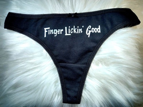 Kfc finger lickin good - finger, thong