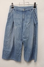 Ladies EMPORIO ARMANI Wide Leg Culottes Jeans Trousers UK 32" - E42