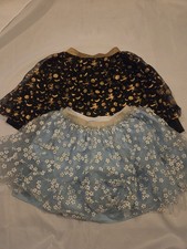 2 Girls Fancy Dress Skirts 6-8