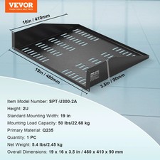 VEVOR 2U Server Rack Shelf