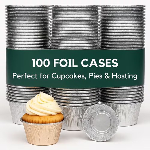 Foil pie cases dish reusable - foil,