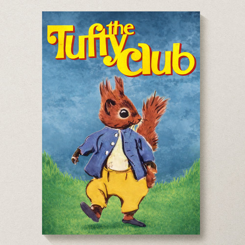 Tufty club poster - tufty, a3