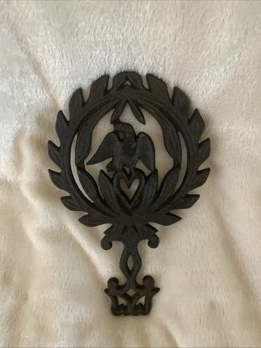 Cast iron ornate eagle stove - cast,