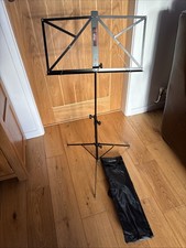 Stagg Foldable Music Stand MUS-A3 Bk With Carry Bag