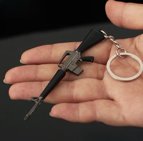 Miniature metal m16 - metal, vietnam