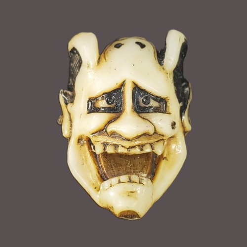 Japanese netsuke hannya - japanese, oni