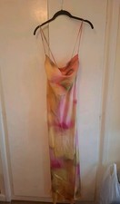 Zara M Silky Strappy Cowl Neck