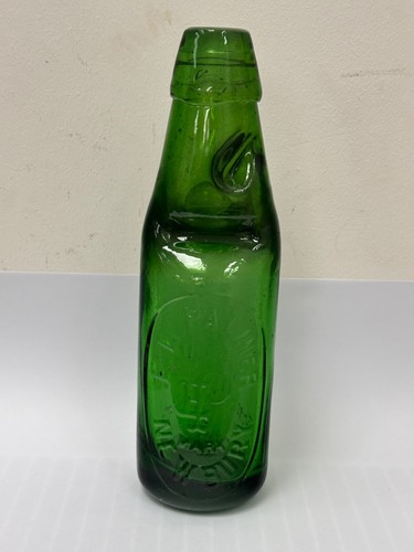59476 old antique glass bottle - glass,