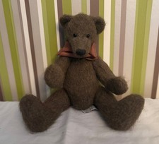 Past Times Russ Bear. Vintage long faced mohair.