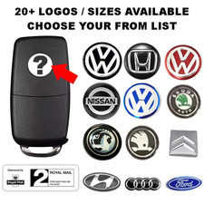 Various Genuine Aluminium / Epoxy Key Fob Badge Emblem Stickers 2pcs - FIND YOUR