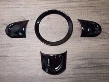 NEW GLOSS BLACK STEERING WHEEL