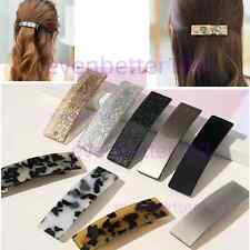 Large Women Acrylic Barrette French Hair Clip UK