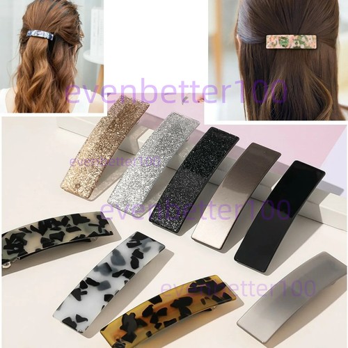 Large women acrylic - large, barrette