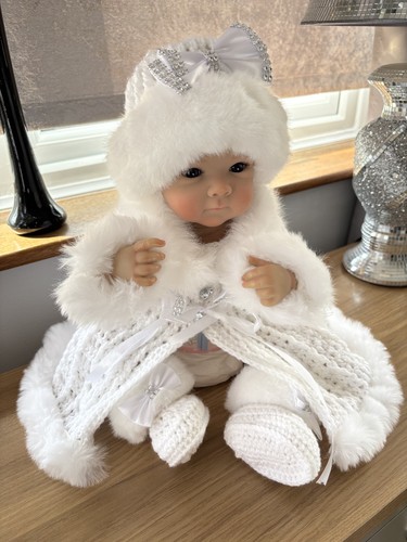 Baby crochet handmade coat - handmade, hat