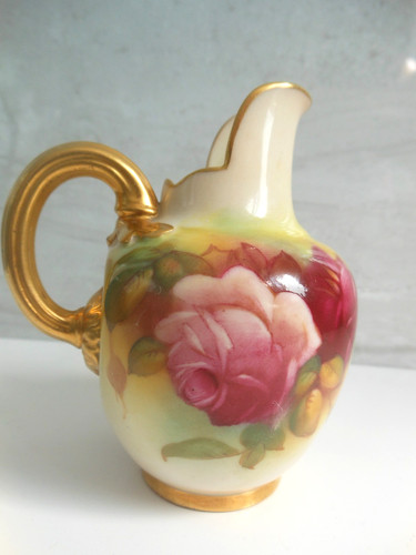Royal worcester flat back - worcester, jug