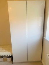 White Gloss Wardrobe John Lewis Excellent Condition