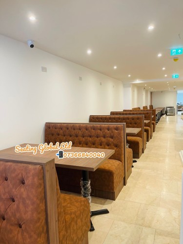 Restaurant booth seating set - restaurant,