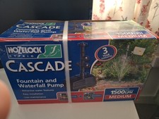 Hozelock Cyprio Cascade 1500 Fountain And Waterfall Pump BNIB 3 Year Guarentee