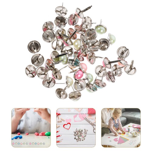 50pcs paper brads alloy - paper,