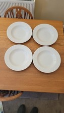 Great White 4 x  Pasta/Soup Bowls 4cm deep 30cm Wide.