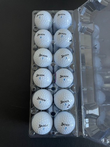 Dozen white used srixon ad - srixon,