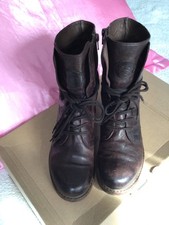 Celtic & Co dark brown leather boots size 5