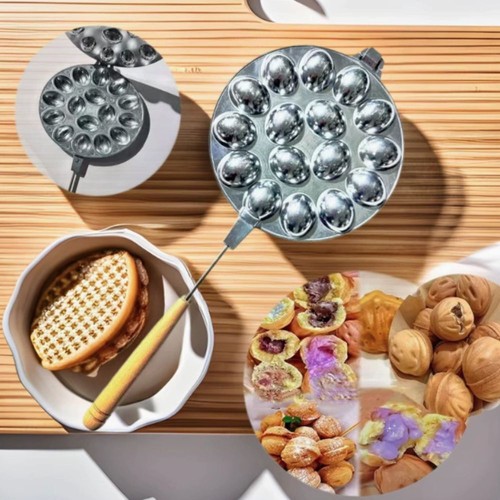 Walnut cookie mold - walnut,