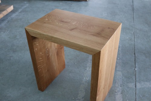 Designer stool oak solid wood - stool,