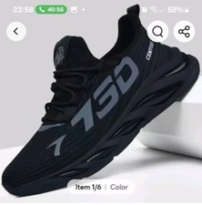 Mens Breathable Summer Trainers Size 9 UK - SPORT & LEISURE SHOES New 