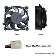 Evercool 50mm 5cm 50 x 50 x 10mm 3 Pin 12 Volt PC Case Fan (M) EC5010M12