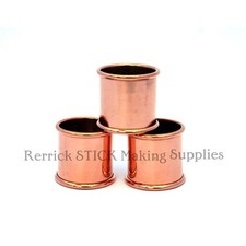 3 BEADED COPPER COLLARS FOR