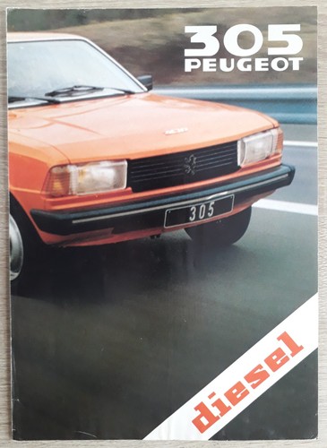 Peugeot 305 diesel - diesel, brochure