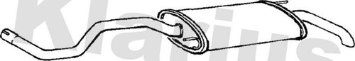 Klarius vw331a rear muffler - klarius,