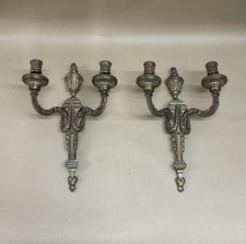 Pair Of Brass Antique Two